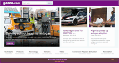 Desktop Screenshot of gazeo.com